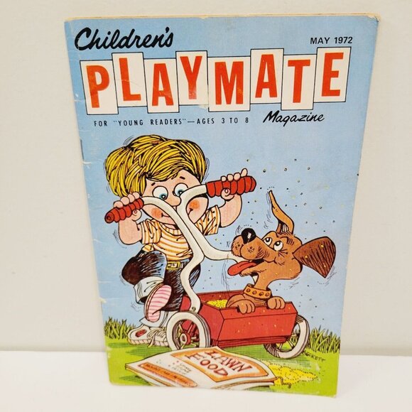 Vtg May 1972 Children's Playmate Magazine Stories Hidden Pictures Games CLEAN - Picture 1 of 5